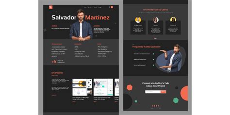 Figma Portfolio Landing Page Get This Landing For Personal