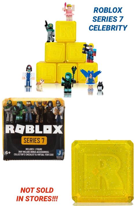 Brand New 2021 Roblox Series 7 Celebrity Mystery Blind Figure Boxes Yellow Box Minecraft Blog