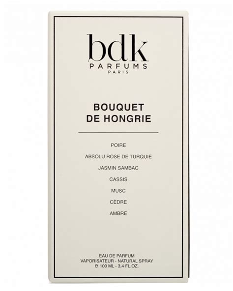 Bouquet De Hongrie Parfums BDK Paris Perfume A New Fragrance For