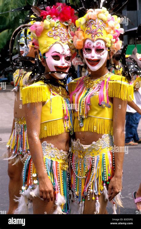 masskara festival bacolod negros occidental philippines Stock Photo - Alamy