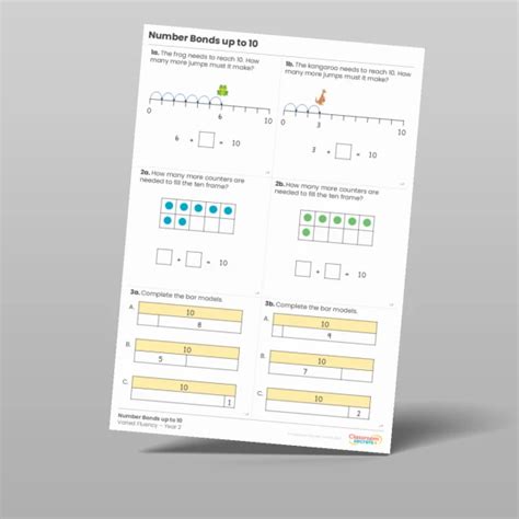 Number Bonds Up To Varied Fluency Resource Classroom Secrets