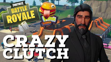 Crazy Clutch Fortnite Battle Royale Youtube