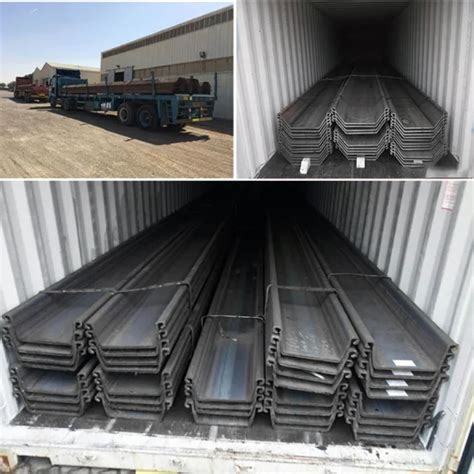 Various Models Z Type Type 2 Hat Type Steel Sheet Piles Profiles 400