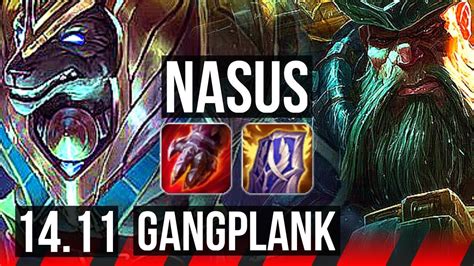 Nasus Vs Gangplank Top 7 0 7 1900 Games Godlike Kr Grandmaster