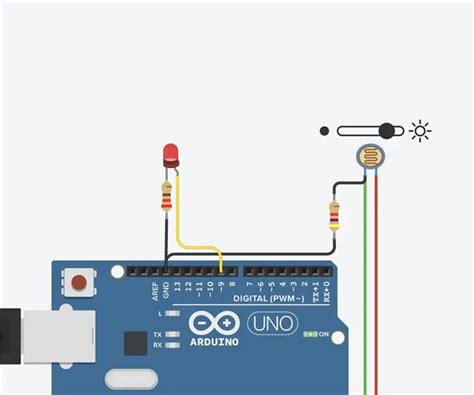 Capteur De Lumière Photorésistance Avec Arduino Dans Tinkercad 5 étapes Avec Photos