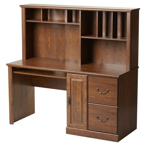 Three Posts Leith Computer Desk with Hutch & Reviews | Wayfair