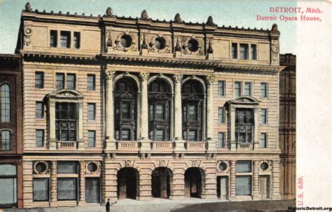 Detroit Opera House Second Postcards Historic Detroit