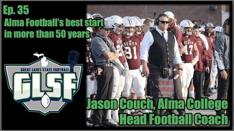 Jason Couch Alma College Head Football Coach Alma Footballs Best