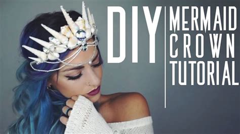 Diy Mermaid Crown Tutorial Youtube