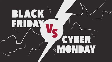 Black Friday vs. Cyber Monday Showdown - The Battle for Online Buyers