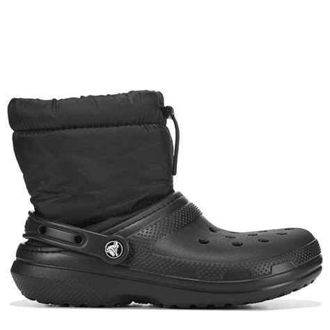 Crocs™ Synthetic Classic Fuzz Lined Neo Puff Boots In Black Lyst