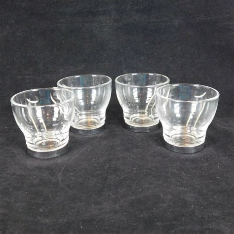 Bormioli Rocco Oslo Espresso Set Of 4 Coffee Cups Fine Italian Tempered Glass Bormiolirocco