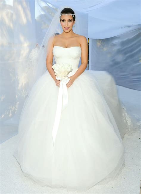 Kim Kardashian 15 Best Celebrity Wedding Dresses As Worn By Kate Middleton Kim Kardashian