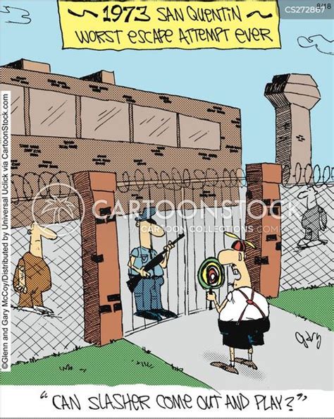 Escape Attempt Cartoons and Comics - funny pictures from CartoonStock