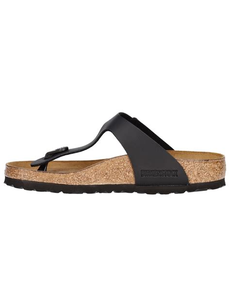 Ciabatta Infradito Birkenstock Gizeh Unisex Nero Liviana Calzature