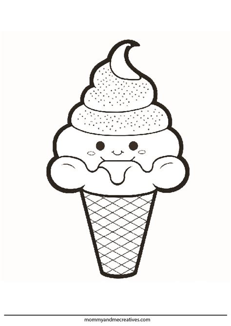 7 Fun And Engaging Ice Cream Coloring Pages Mommyandmecreatives