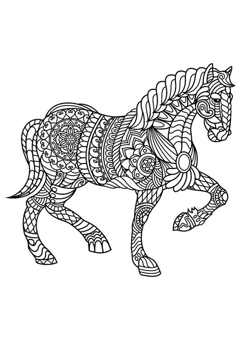 Imprimer Coloriage Chevaux Imprimer Images Voyager En Solo