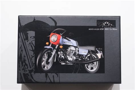 Minichamps Moto Guzzi Mki Le Mans Silver Blue In Scale