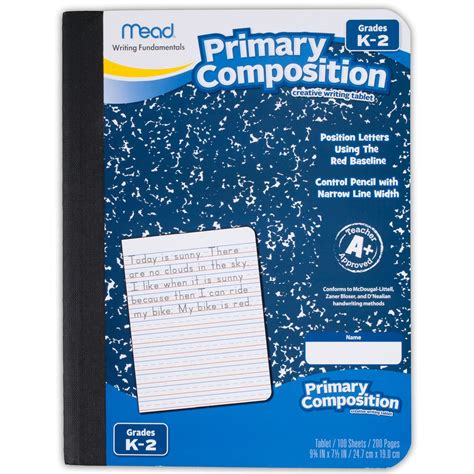 Mead® Primary Composition Book Full Page Ruled 100ct 09902