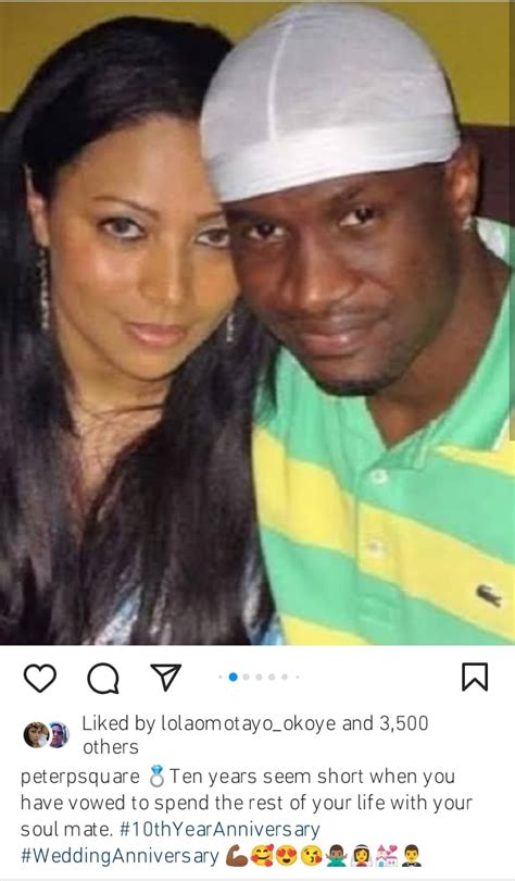 Peter Okoye And Wife Lola Omotayo Celebrate Their Th Wedding