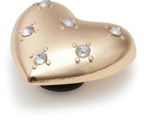 Accesorio Para Crocs Jibbitz™ Gold Encrusted Heart