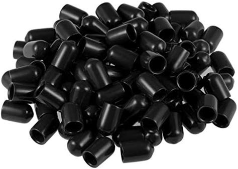 Sourcing Map Pcs Round Rubber End Caps Mm