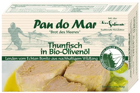 Pan Do Mar Thunfisch In Bio Oliven L Extra Nativ Thunfisch