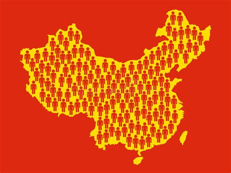 Overpopulation in China stock vector. Illustration of fail - 81501469