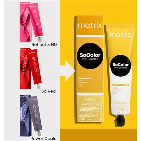 Matrix Socolor Pre Bonded Permanent Hair Colour Sr Rv 90ml Way To Beauty