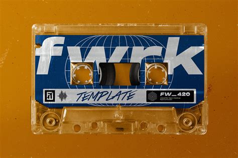 Retro Cassette Tape Photoshop Mockup on Behance