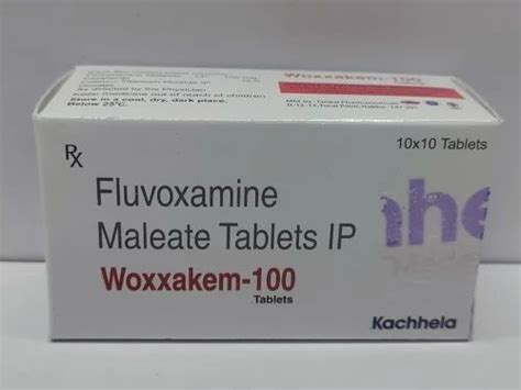 Fluvoxamine Maleate 100 Mg Tablets 1x10 At Rs 100 Stripe In Nagpur