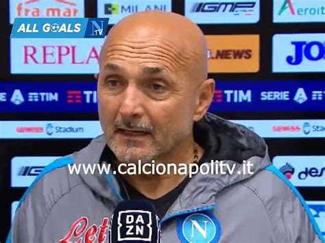 Atalanta Napoli 1 2 5 11 22 Intervista Post Partita Luciano Spalletti