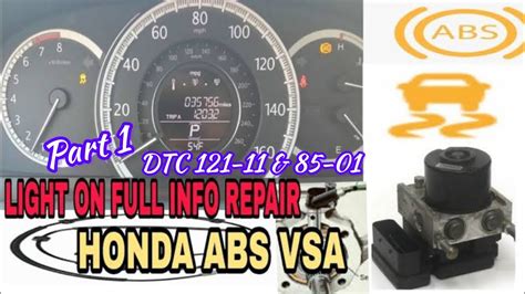 Honda Accord Part Vsa Solenoid Valve Malfunction How To