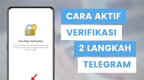 Cara Aktif Verifikasi Langkah Dengan Kata Laluan Dan Emel Di Telegram