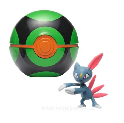 Veselý drak Pokémon hračka Clip and Go Dusk Ball