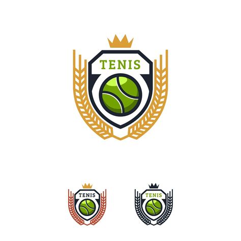 Tennis Sport Logo Designs Badge Tennis Emblem Championship Vector