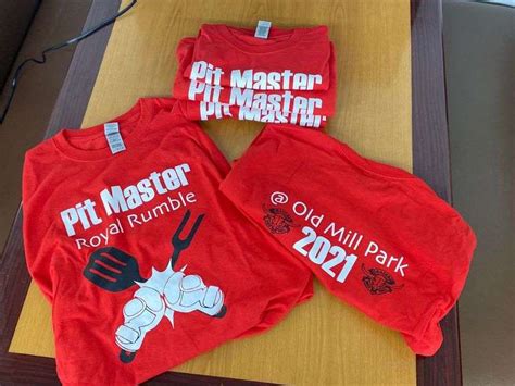 5 L Royal Rumble Pit Master T Shirts Isabell Auction