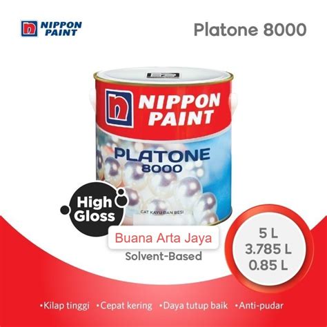 Jual Nippon Paint Platone 8000 Cat Besi Dan Kayu CUSTOM WARNA 2 5