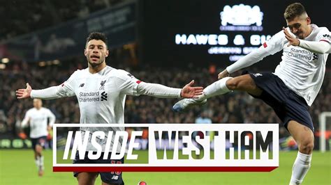 Inside West Ham Hammers 0 2 Liverpool Behind The Scenes Tunnel Cam From London Stadium Youtube