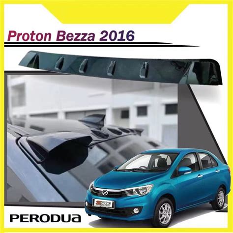 Perodua Bezza New Bezza Rear Roof Window Visor Spoiler Rear Sun Roof