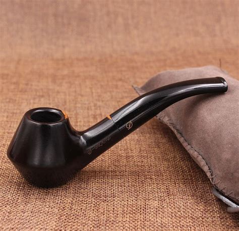 China Ebony Pipe Handmade Pipe Wood Tobacco Pipe Hot Selling On Global