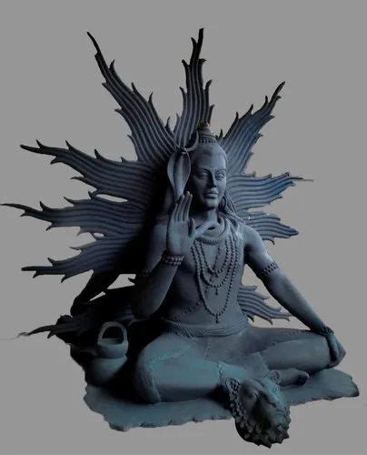 Black Frp Shiva Statue For Exterior Decor At Rs In Chandigarh