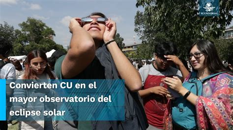 Por Eclipse Solar Disfrutan En La Unam Picnic Bajo La Sombra De La