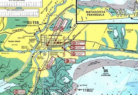 A Look at East Matagorda Bay - Map of East Matagorda Bay