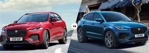 2022 Jaguar F-PACE vs. E-PACE | Price, Dimensions, Seating, Engine