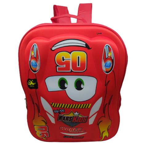 Mochila Bolsa Escolar De Costas Masculino Carros Relâmpago McQueen