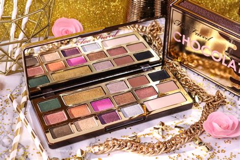 Revue Palette Too Faced Chocolate Gold Review Swatch Swatches Avis Prix