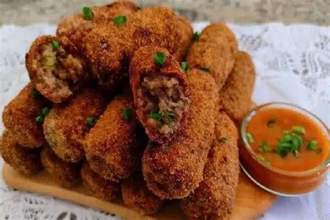 Croquete De Carne Feito Em Casa Receitinhas Caseiras