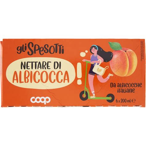 Succo Nettare All Albicocca COOP GLI SPESOTTI 6 X 200 ML Coop Shop