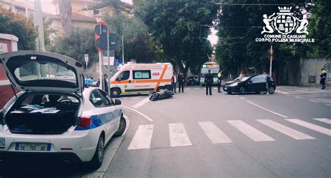 Perde Il Controllo Della Moto E Cade Ferito Un Motociclista In Viale